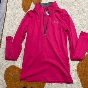 Under armour youth medium long sleep quarter zip
